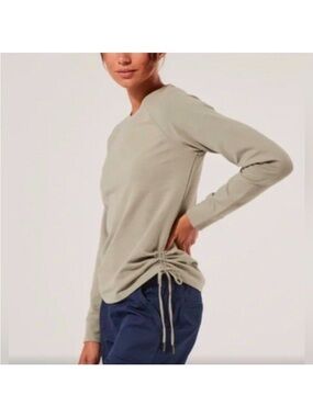 Pact Perfectly Lightweight Cinched-Side Top/Sweatshirt